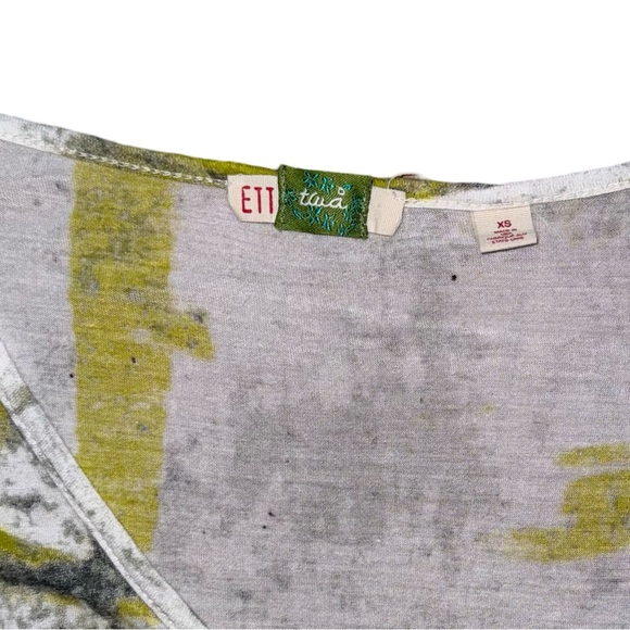 Anthropologie Ett:Twa Splatter Oversized Sheer Tee - Picture 8 of 14